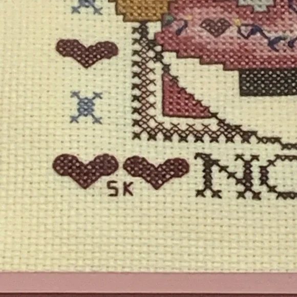 Joyous Noel Framed Cross-Stitch Art - Picture 3 of 16